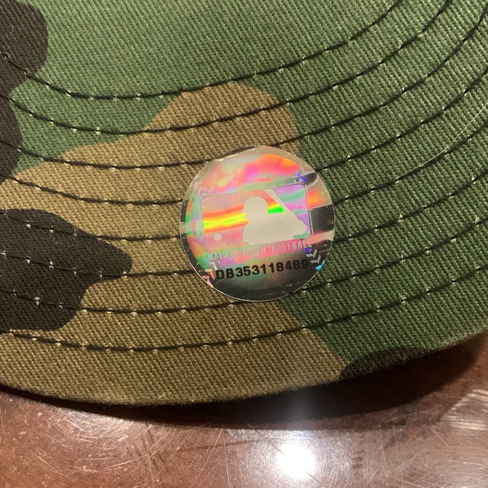 New Era St. Louis baseball cap! Black with army camouflage! - Picture 6 of 8